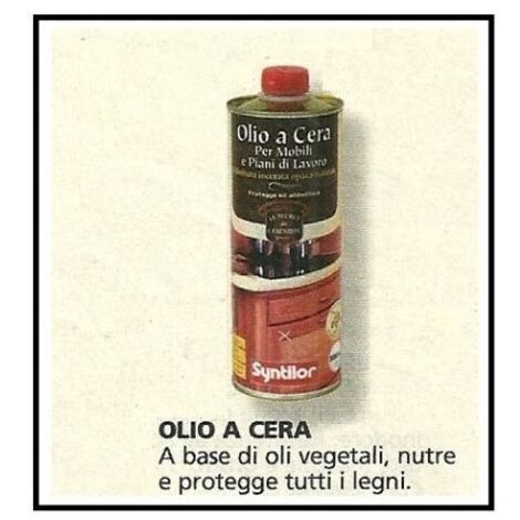 SYNTILOR OLIO A CERA PER MOBILI BIANCO 500ML