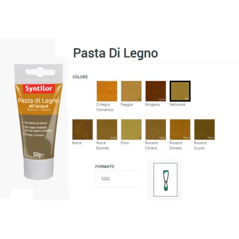 SYNTILOR - PASTA DI LEGNO ALL'ACQUA 50 GR PINO