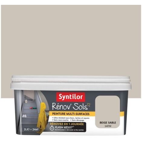 SYNTILOR Peinture intérieur Renov sol SYNTILOR, beige sable, 2 l