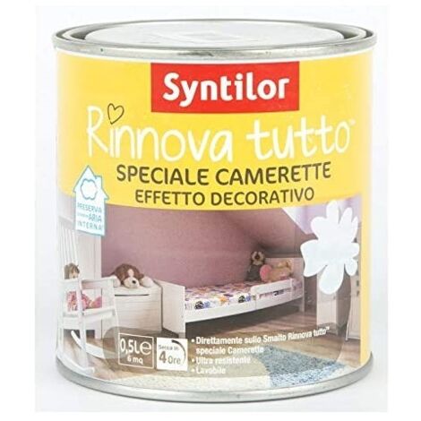 SYNTILOR - RINNOVA TUTTO FINITURA SPECIALE CAMERETTE 0,50 LT INCOLORE LACCATO