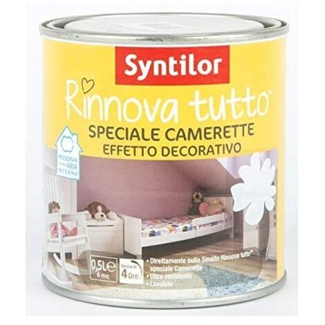 SYNTILOR - RINNOVA TUTTO FINITURA SPECIALE CAMERETTE 0,50 LT INCOLORE PERLATO