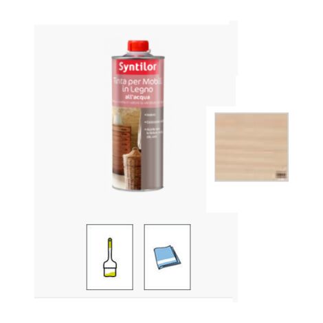 SYNTILOR - TINTA PER MOBILI IN LEGNO ALL'ACQUA 0,250 LT BIANCO
