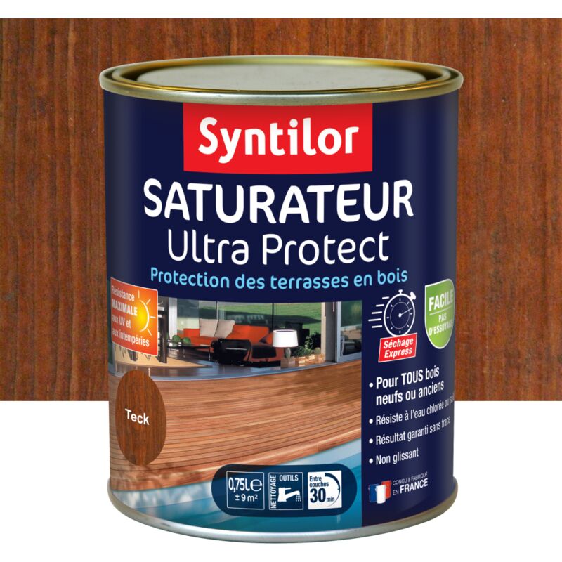 SYNTILOR Ultra protect saturatore, teak, opaco 0,75 l SYNTILOR