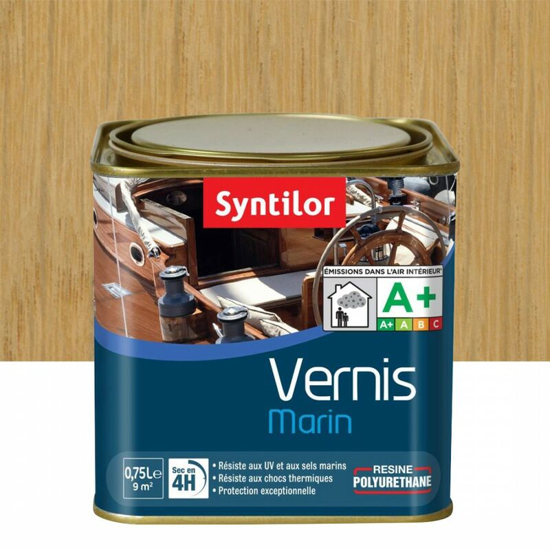 Vernice incolore lucida per legno marino 0,75 l - Syntilor