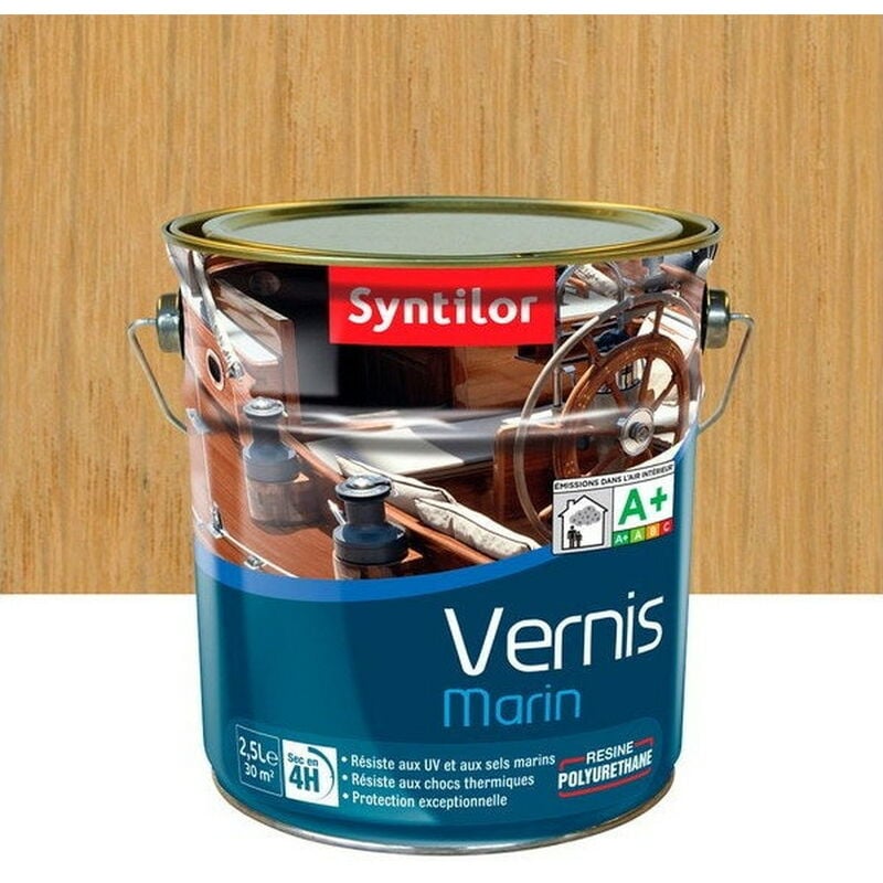 Vernice marina per legno incolore opaca 2,5 l SYNTILOR