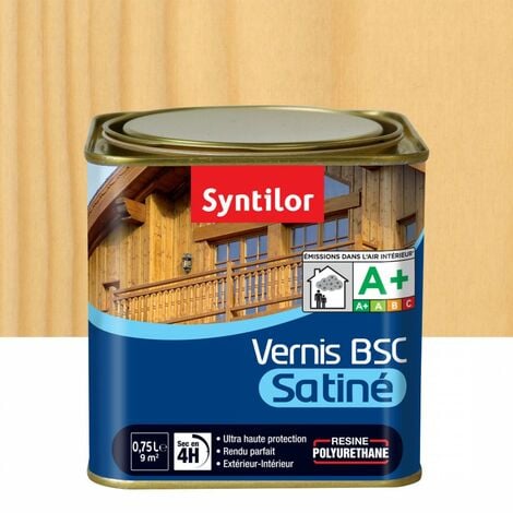SYNTILOR Vernis bois extérieur SYNTILOR Bsc incolore satiné 0.75 l