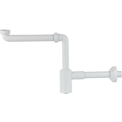 Syphon 11/4" 32-40 mm gain de place, rosace incluse