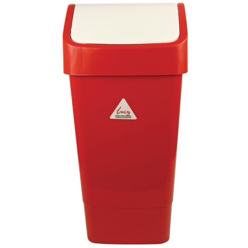 Image of Scot Young - syr Polypropylene Swing Bin Red 50Ltr - CC079