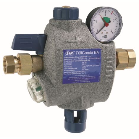 SYR remplissage Combi-BA DN20 662 820 000 6628 DN 20, avec une isolation thermique