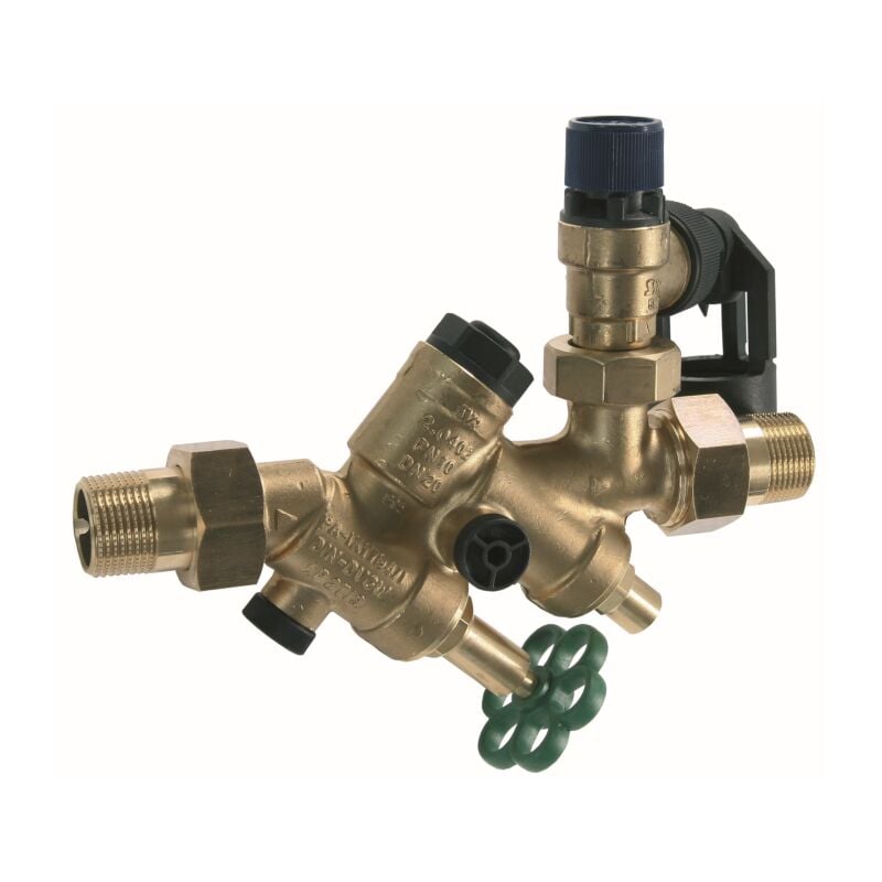 Sicherheitsgruppe obloc 24 002 420 002 dn 20, 10 bar, filetage 3/4 », rohgelb - SYR