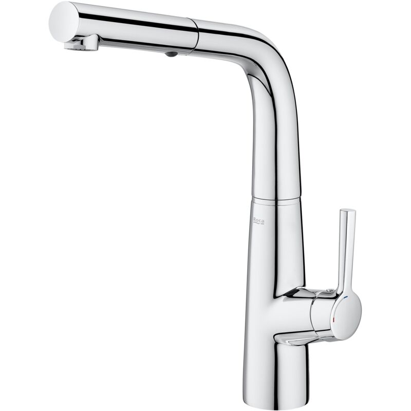 ROCA A5A852AC00 SYRA Grifo Monomando Fregadero Caño Giratorio Extraíble Cromo - ref: A5A852AC00
