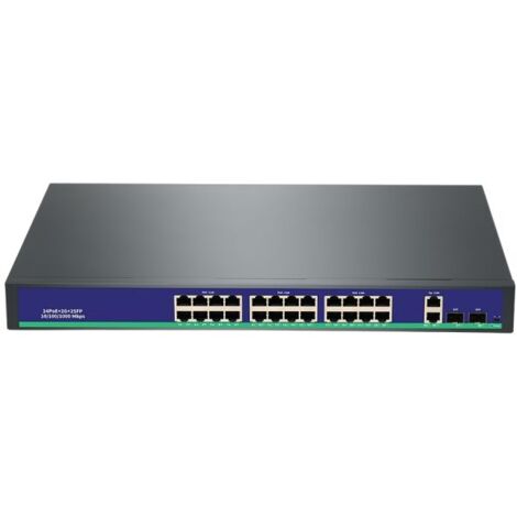 SYS Switch PoE VLAN 24 porte 10/100/1000 Mbps Max Distanza 100m telecamera IP - G2422GB