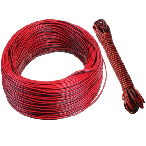 Sysled – Câble pour ruban LED 12V mono couleur – Longueur 5 mètres – Conductivité élevée – Installation facile dans espaces confinés