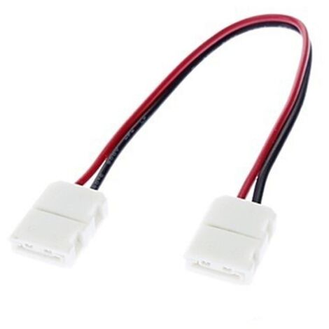 Sysled – Connecteur d'angle souple sans soudure pour ruban LED 3528/3014 mono couleur 12V – Installation rapide sans outils – Flexibilité pour angles complexes