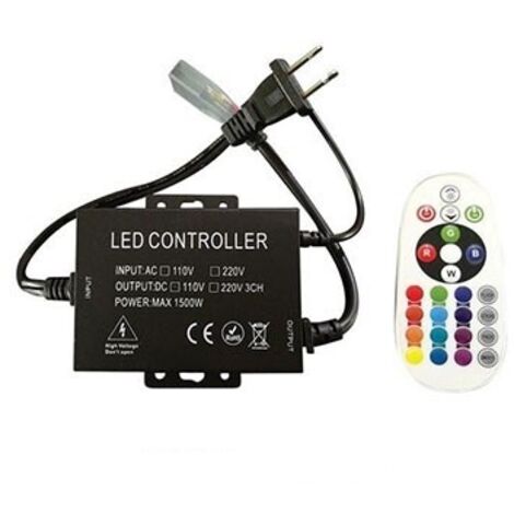 Sysled – Contrôleur télécommande infrarouge pour ruban LED RGB 220V – Modes d'éclairage variés – Installation rapide et sécurisée – Compatible avec rubans LED