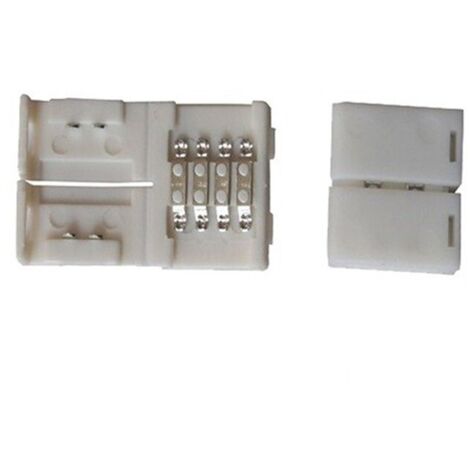 Sysled – Raccord connecteur pour assembler 2 rubans LED 5050 RGB 12V – Compatible avec alimentation 12V – Installation rapide et sécurisée