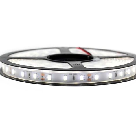 Sysled – Ruban LED 5630 60 LEDs/m 5m blanc froid étanche IP67 – Pour installations extérieures – 1680 lumens/m – Dimmable avec variateur