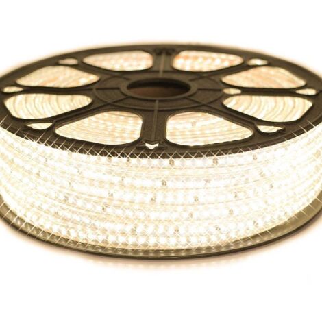 Sysled – Ruban LED EPISTAR 2835 120 LED/m blanc chaud étanche IP68 – Longueur 50 mètres – 18W/m – Luminosité jusqu'à 3200 lumens/m