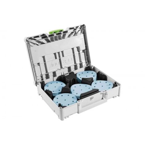 Systainer abrasivo FESTOOL SYS-STF - D125 - GR-Set Granat - 578193