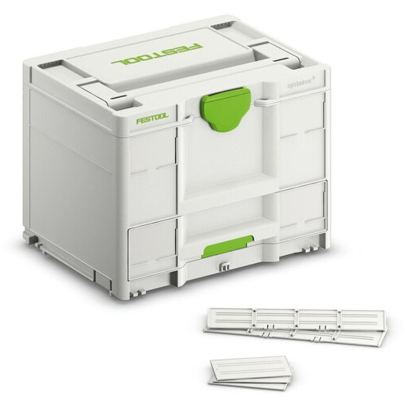 Single Drawer Systainer 3 SYS3-COMBI m 287 1 Draw Carry Case + Dividers - Festool