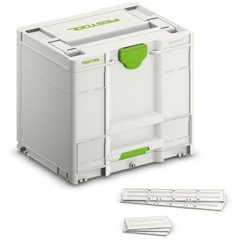 Single Drawer Systainer SYS3-COMBI m 337 1 Draw Deep Carry Case +Divider - Festool