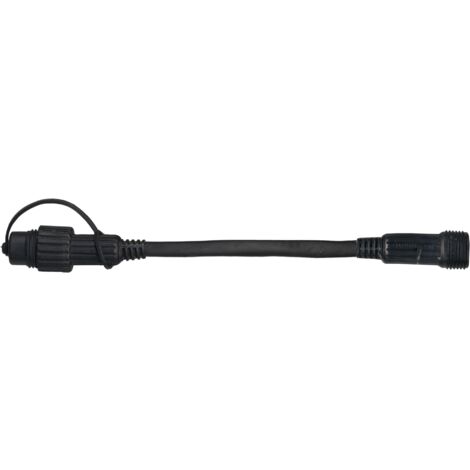 System 24 "Verlängerungskabel 3m", schwarz, IP44