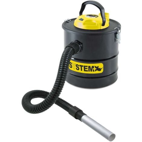 System+ Aspiracenere - Nero/Giallo - 28,5 cm