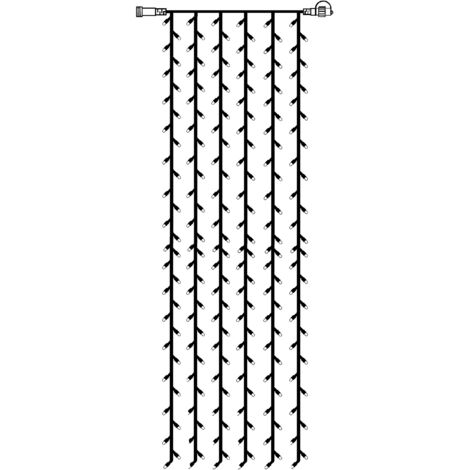 System LED 465-56-14 Curtain LED 100 x 400 cm Extra, warmweiß