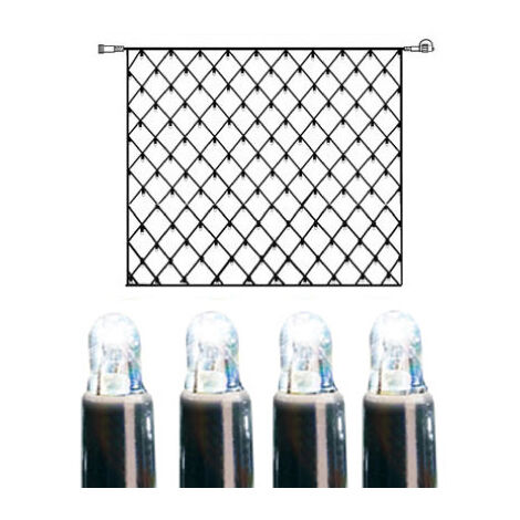 System LED "LED Lichternetz 3x3m" 192 LED´s, kaltweiß, IP44
