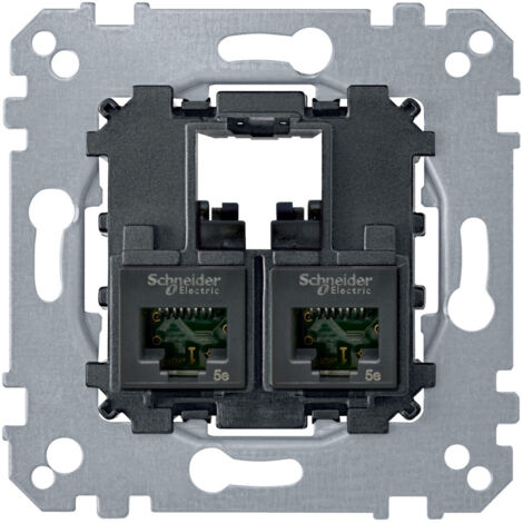 System M, mecanisme RJ45 Double cat6 UTP (MTN4576-0002)
