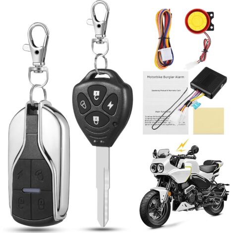 Système Alarme Moto avec Télécommande Alarme Antivol Multifonction