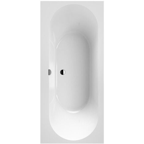 Système Balnéo, Oberon 2.0, Baignoire, UBQ180OBR2DV, Rectangulaire, Quaryl®, 1800 x 800 mm, blanc, Combipool Entry (CE),