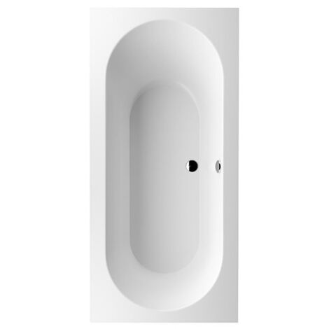Système Balnéo, Oberon, Baignoire, UBQ199OBE2V, Rectangulaire, Quaryl®, 1900 x 900 mm, blanc, Combipool Entry (CE),