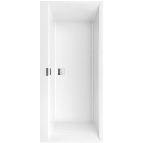 Système Balnéo, Squaro Edge 12, Baignoire, UBQ170SQE2DV, Rectangulaire, Quaryl®, 1700 x 750 mm, blanc, Special Combipool Active (AP),
