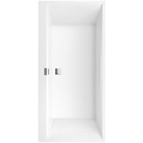 Système Balnéo, Squaro Edge 12, Baignoire, UBQ190SQE2DV, Rectangulaire, Quaryl®, 1900 x 900 mm, blanc, Combipool Entry (CE),