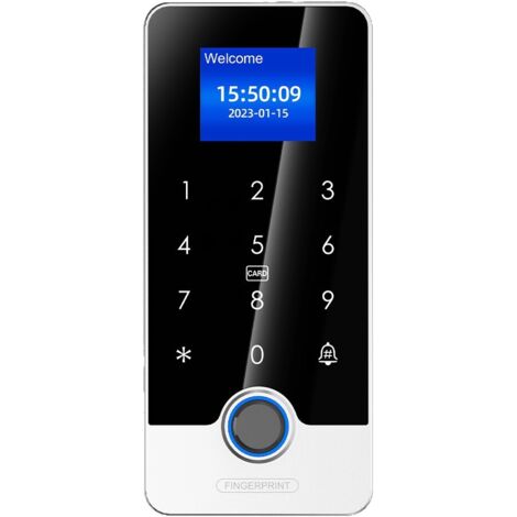 Système Contrôle Accès Bluetooth ReaIOKbii APP Tuya avec Empreinte Digitale RFID Clavier Touche Serrure à Mortaise