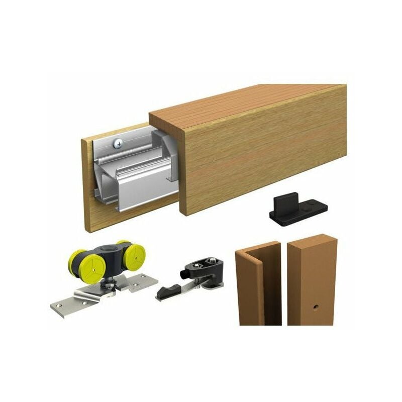 Ensemble Pret A La Pose Finition Mdf Avec Tapee -PORTE 830mm