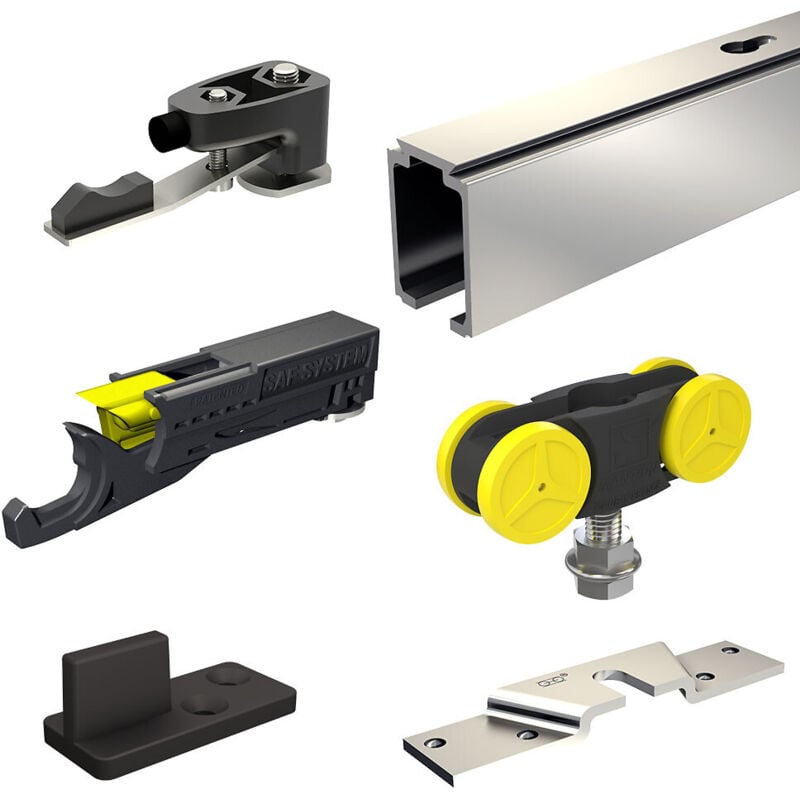 Slid'up By Mantion - Système coulissant slid'up 1000 pour une porte de séparation - rail 1,95 m en aluminium - 80 kg