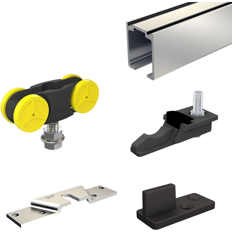 Système coulissant slid'up 1100 pour une porte de séparation - rail 1,95 m - 80 kg