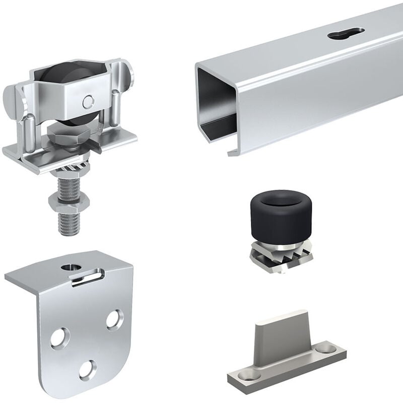 Slid'up By Mantion - Système coulissant slid'up 1200 pour 1 porte extérieure - rail 1,55 m acier galvanisé - 40 kg