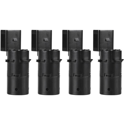 Système d'aide à la marche arrière Zoternen, 4 capteurs de stationnement en plastique noir fiables 7H0919275E pour OCTAVIA 2004-2008