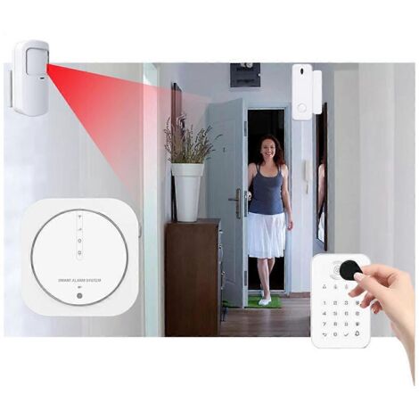 Système d'alarme anti-graffiti intelligent Wi-Fi + GSM à double réseau --
