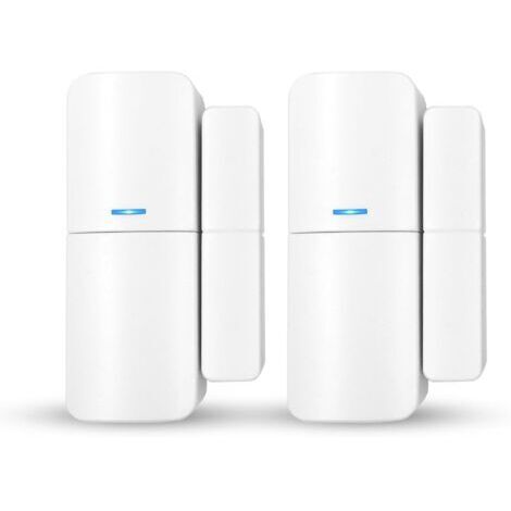 Système d'alarme Capteurs pour Portes Et Fenêtres (2Pack)