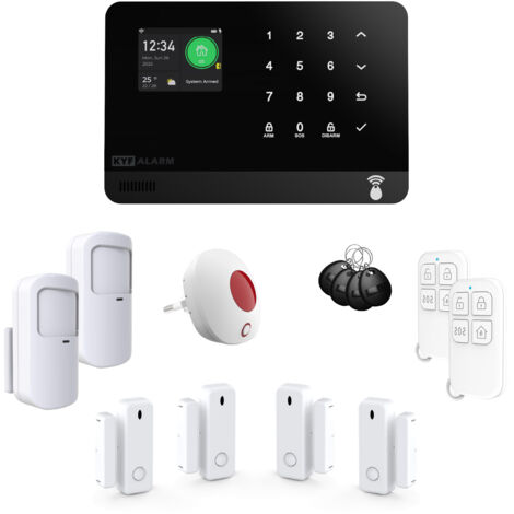 Système d’alarme connecté Wifi et/ou 4G Compatible Alexa & Google