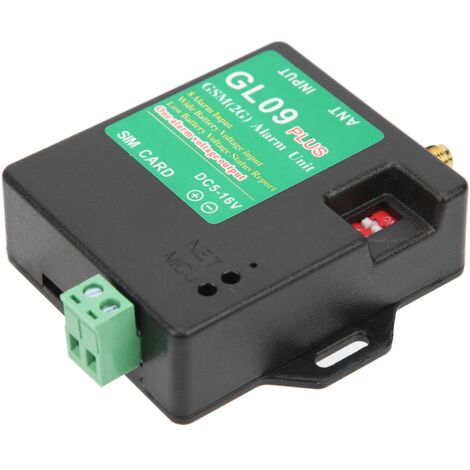 Système d'alarme GSM GL09PLUS 8 canaux avec alertes SMS et appel pour sécurité domestique et entrepôts
