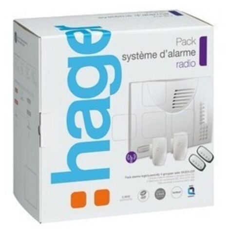 Système d'alarme hager logisty sk 304-22 f, 2 zones