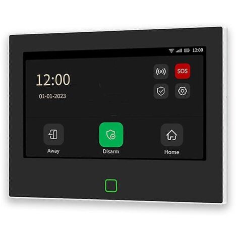 Système d'alarme intelligent Tuya pour maison connectée, panneau de commande sans fil WiFi 4G 7 pouces
