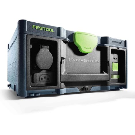Festool – Système d'alimentation mobile 3680W – Puissance maximale 11000W – Batterie Li-Ion 1500Wh – Dimensions 396x296x187mm – Poids 16,5kg
