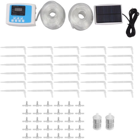 Système d'Arrosage Automatique avec Minuterie - Kit d'Irrigation Goutte à Goutte pour Jardin, 20m de Tube