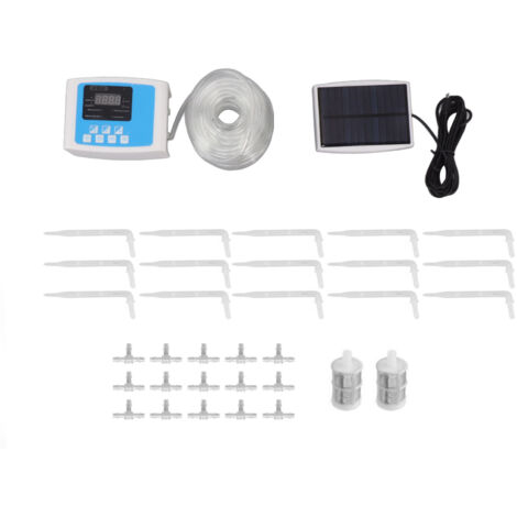Système d'Arrosage Automatique avec Minuterie - Kit d'Irrigation Goutte à Goutte pour Jardin et Potager - 10m de Tube Durable